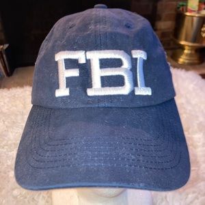 NEVER WORN Authentic FBI Hat Ball Cap ADJUSTABLE Strap DARK BLUE Hat